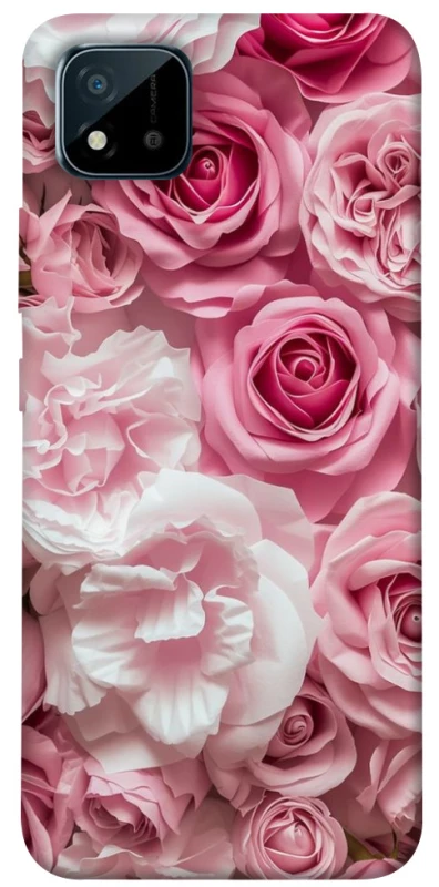 Чохол на Realme C20 Рожеві Квіти фото 1 з 1