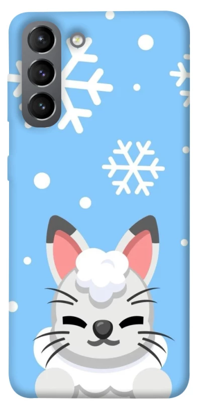 Чохол на Samsung Galaxy S21 Adopt Me Snow Kitty Smile фото 1 з 1