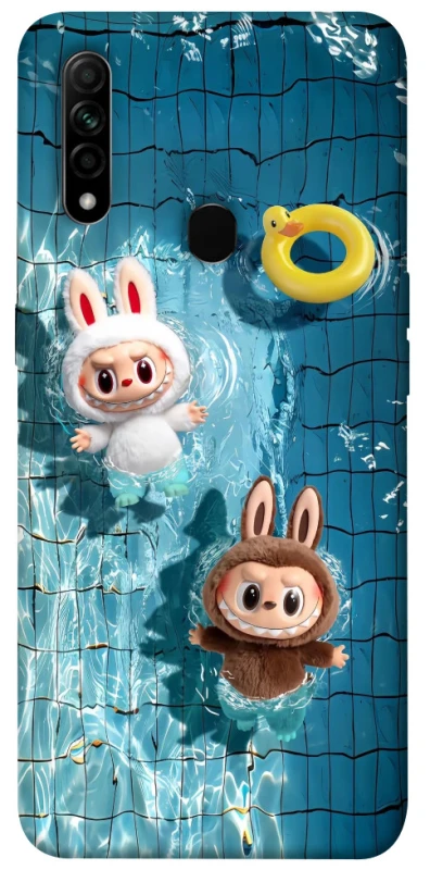 Чехол на Oppo A31 Labubu in the pool фото 1 из 1