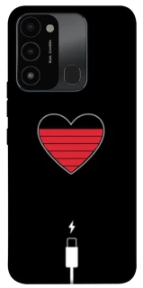 Чехол на TECNO Spark 8C Charge your heart фото 1 из 1