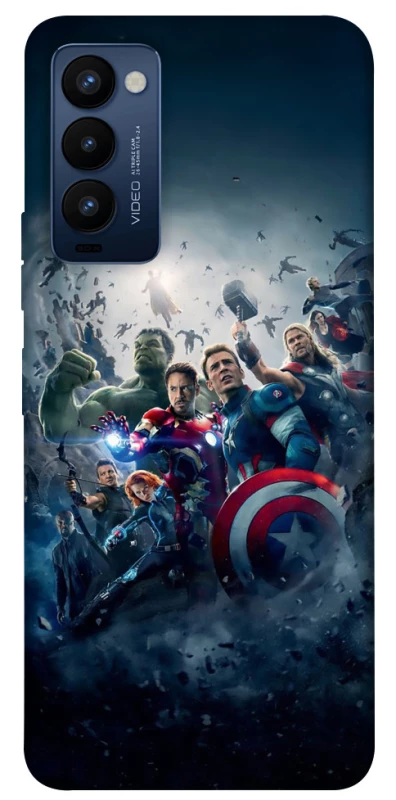 Чохол на TECNO Camon 18 Marvel heroes фото 1 з 1