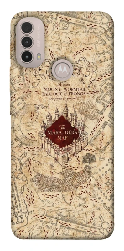 Чохол на Motorola Moto E40 Harry Potter Marauder's Map фото 1 з 1