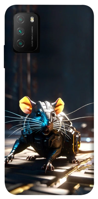 Чехол на Xiaomi Poco M3 Cyber rat фото 1 из 1