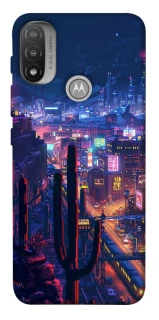 Чохол на Motorola Moto E20 Night city фото 1 з 1