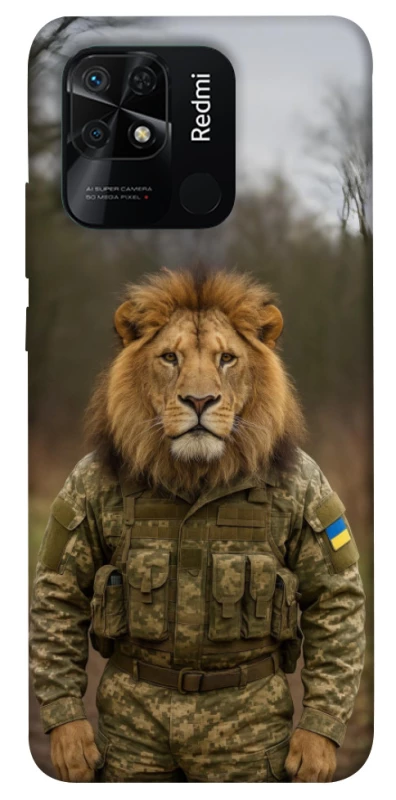 Чохол на Xiaomi Redmi 10C Лев захисник фото 1 з 1