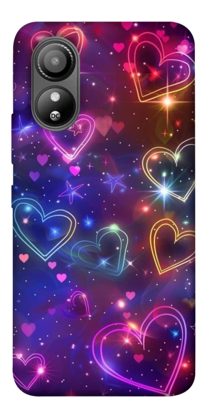 Чохол на ZTE Blade L220 Drawn hearts фото 1 з 1