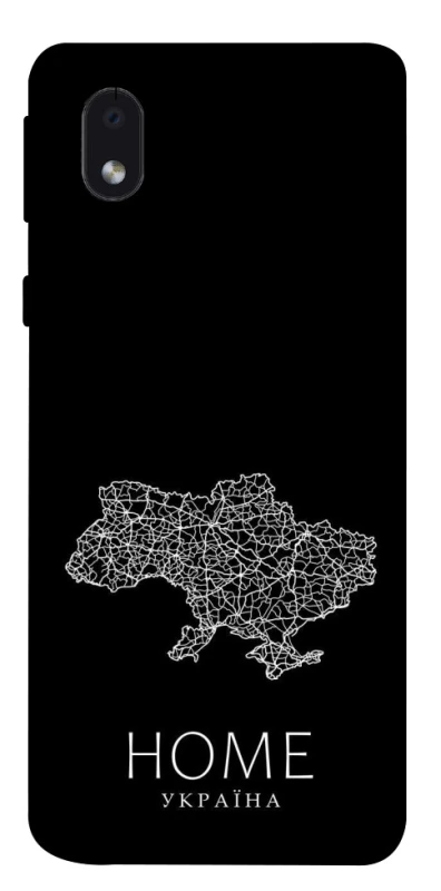 Чехол на Samsung Galaxy M01 Core / A01 Core Ukraine black map фото 1 из 1