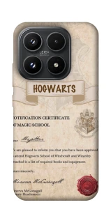 Чохол на Xiaomi 17 The Hogwarts acceptance letter фото 1 з 1