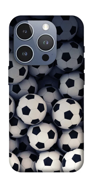 Чехол на Apple iPhone 16 Pro Футбольные мячи фото 1 из 1