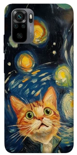 Чехол на Xiaomi Redmi Note 10 / Note 10s paint cat фото 1 из 1