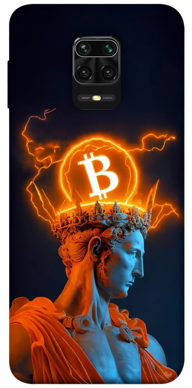 Чохол на Xiaomi Redmi Note 9s / Note 9 Pro / Note 9 Pro Max Bitcoin God фото 1 з 1