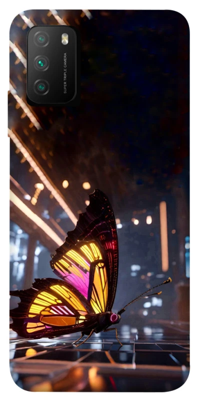 Чохол на Xiaomi Poco M3 Cyber butterfly фото 1 з 1