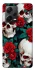Чехол на Xiaomi Redmi Note 12 Pro+ 5G skull and rose фото 1 из 1