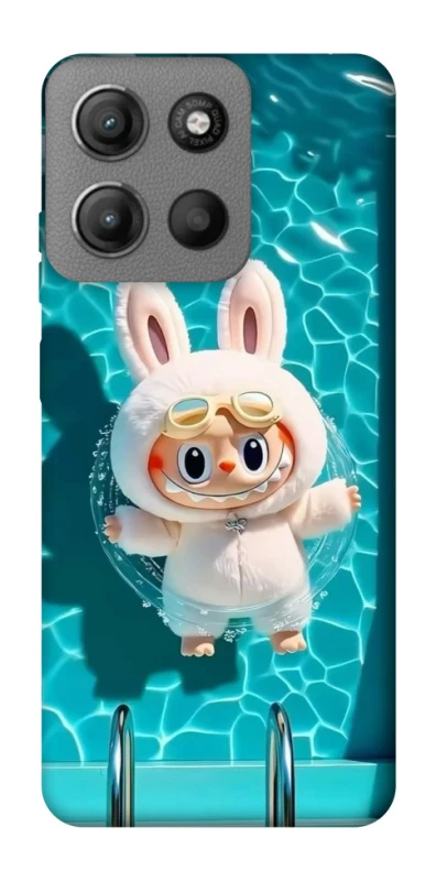 Чохол на Motorola Moto G15 Power Labubu in the pool ver.2 фото 1 з 1
