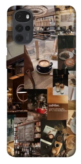 Чехол на Motorola Moto G22 Coffee collage ver.2 фото 1 из 1