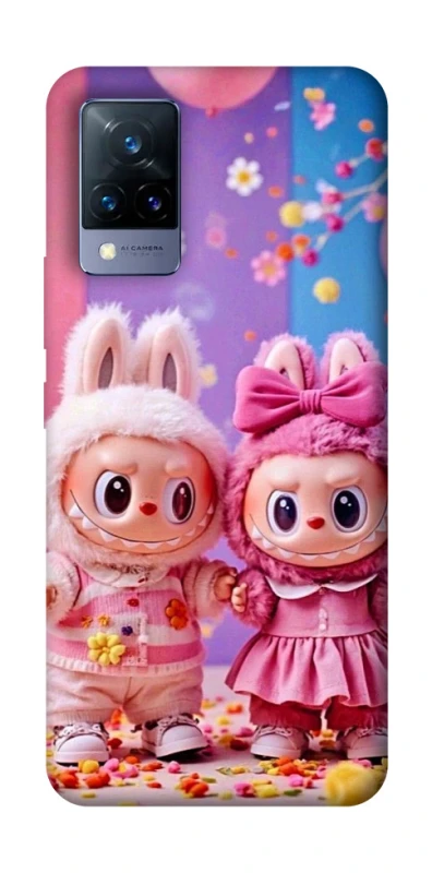 Чехол на Vivo V21 Labubu twins ver.2 фото 1 из 1