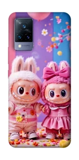 Чехол на Vivo V21 Labubu twins ver.2 фото 1 из 1