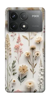 Чехол на Xiaomi Poco F6 Pro Floral design ver.1 фото 1 из 1