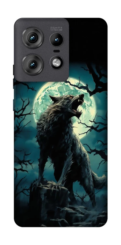 Чехол на Motorola Edge 50 Pro Волк под луной фото 1 из 1