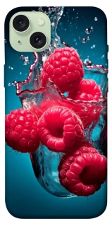 Чохол на Apple iPhone 15 Plus (6.7") Малинка у воді фото 1 з 1