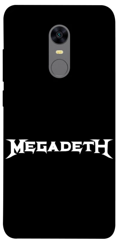 Чохол на Xiaomi Redmi 5 Plus / Redmi Note 5 (Single Camera) Megadeth logo фото 1 з 1