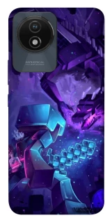 Чехол на Vivo Y02 Minecraft dragon фото 1 из 1