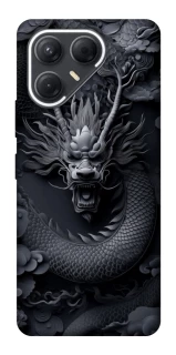 Чехол на TECNO Pova 7 black dragon фото 1 из 1