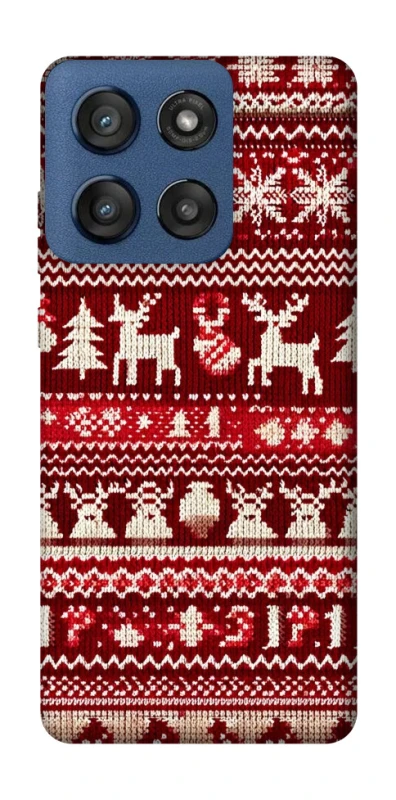 Чохол на Motorola Edge 60 Stylus Christmas jumper ver.2 фото 1 з 1