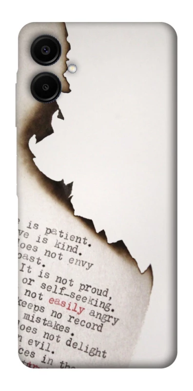 Чехол на Samsung Galaxy A06 Стихи фото 1 из 1