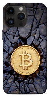 Чохол на Apple iPhone 14 Pro Max (6.7") Bitcoin cracks фото 1 з 1