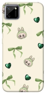 Чехол на Realme C11 Labubu Green Heart фото 1 из 1