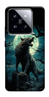 Чохол на Xiaomi 14 Pro Вовк під місяцем фото 1 з 1