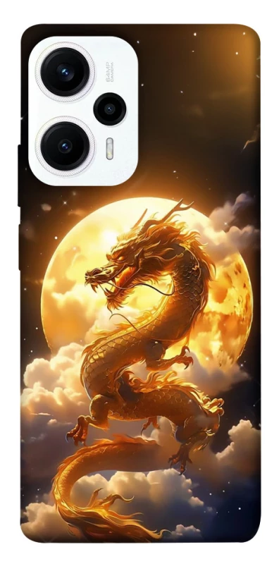Чехол на Xiaomi Poco F5 / Note 12 Turbo Golden Dragon фото 1 из 1