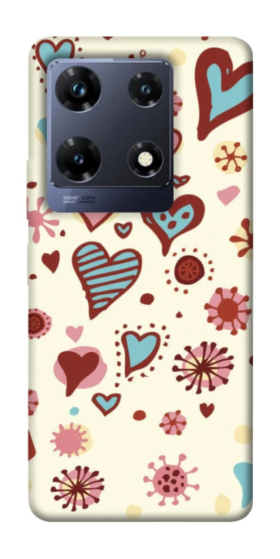 Чохол на Infinix Note 30 Pro Pretty hearts фото 1 з 1