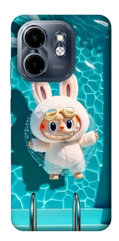 Чехол на Infinix Smart 9 4G / Hot 50i Labubu in the pool ver.2 фото 1 из 1