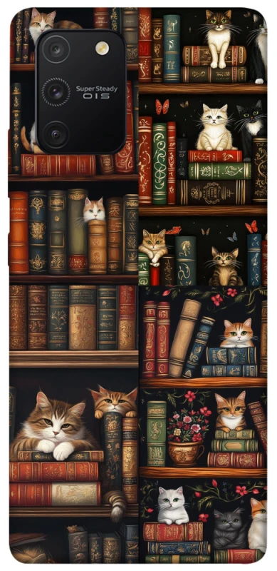 Чохол на Samsung Galaxy S10 Lite Cats & Books фото 1 з 1