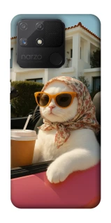 Чехол на Realme Narzo 50A Stylish Cat Cruise фото 1 Чехол на Realme Narzo 50A Stylish Cat Cruise фото 1 из 1