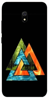 Чехол на Xiaomi Redmi 8a Валькнут v4 фото 1 из 1