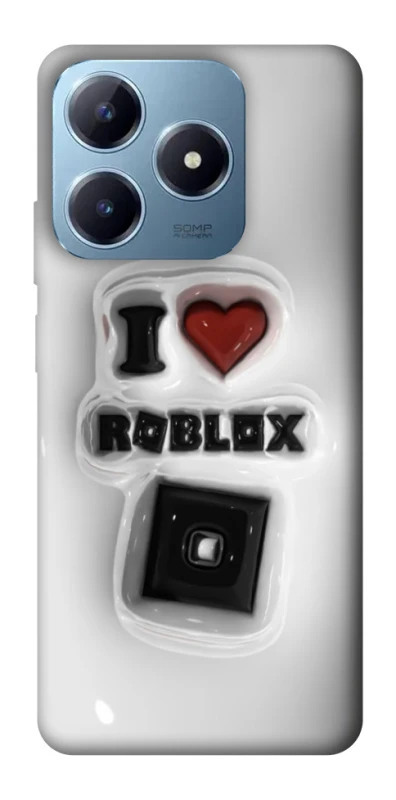 Чохол на Realme C63 I love Roblox фото 1 з 1