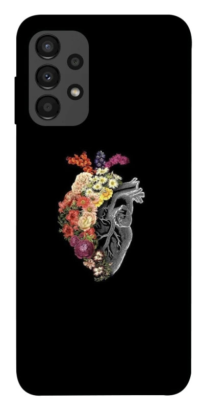 Чохол на Samsung Galaxy A13 4G Heart with flowers фото 1 з 1