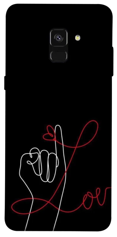 Чехол на Samsung A530 Galaxy A8 (2018) Pair romantic theme ver.9 фото 1 из 1