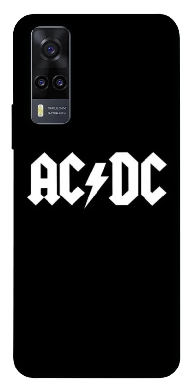 Чехол на Vivo Y31 AC/DC logo фото 1 Чехол на Vivo Y31 AC/DC logo фото 1 из 1