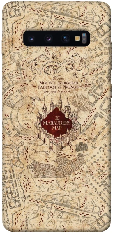 Чехол на Samsung Galaxy S10+ Harry Potter Marauder's Map фото 1 из 1