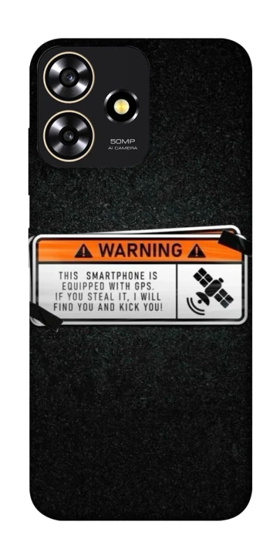 Чохол на ZTE Blade A73 4G Warning фото 1 з 1