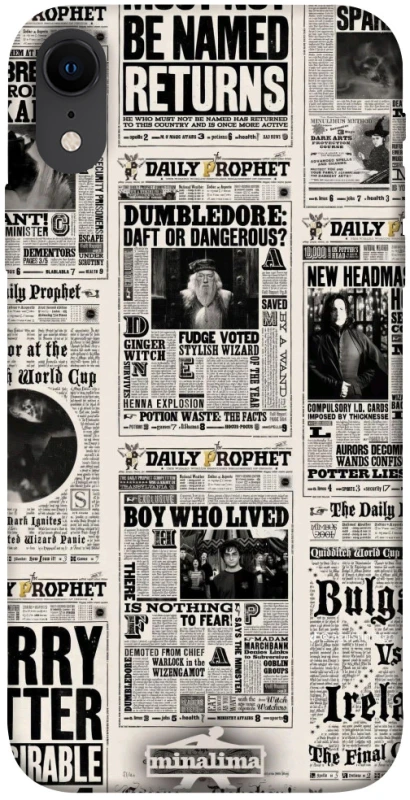 Чохол на Apple iPhone XR (6.1") Harry Potter newspaper фото 1 з 1