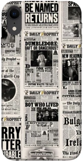 Чохол на Apple iPhone XR (6.1") Harry Potter newspaper фото 1 з 1