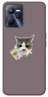 Чохол на Realme C35 cat matcha фото 1 з 1