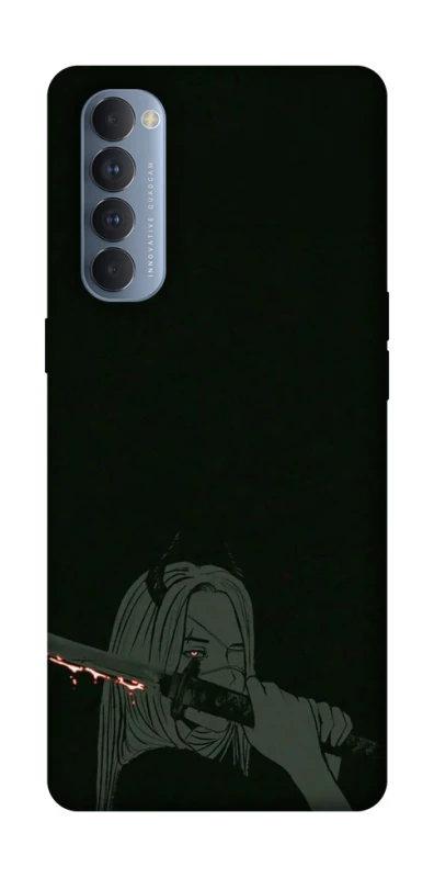 Чехол на Oppo Reno 4 Pro Человек-Бензопила фото 1 из 1