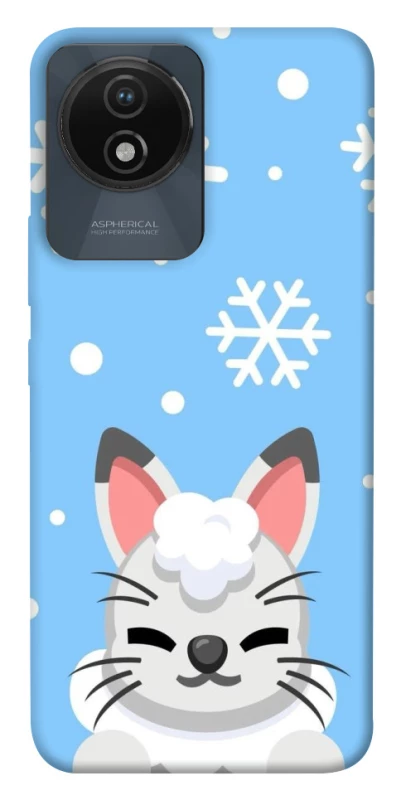 Чохол на Vivo Y02 Adopt Me Snow Kitty Smile фото 1 з 1