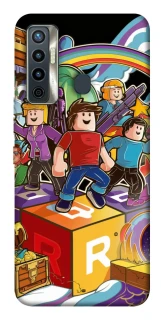 Чехол на TECNO Camon 17 Roblox family фото 1 из 1